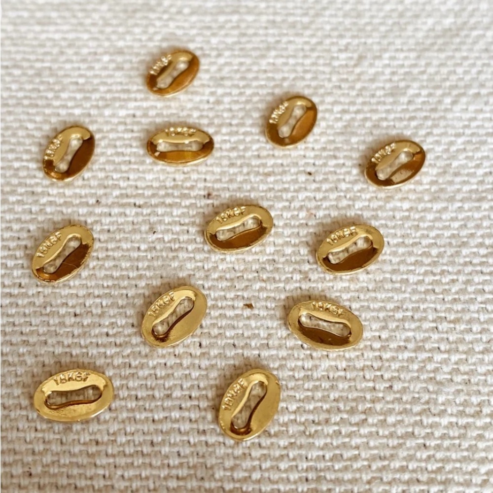 New 18k Gold Filled Tags for making jewelry bracelets, necklaces etc